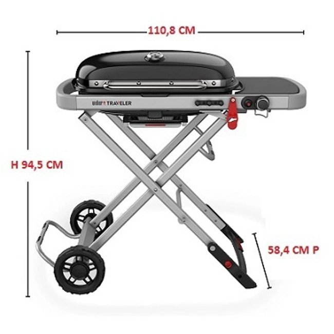 Vendita online Barbecue Traveler Stealth Edition